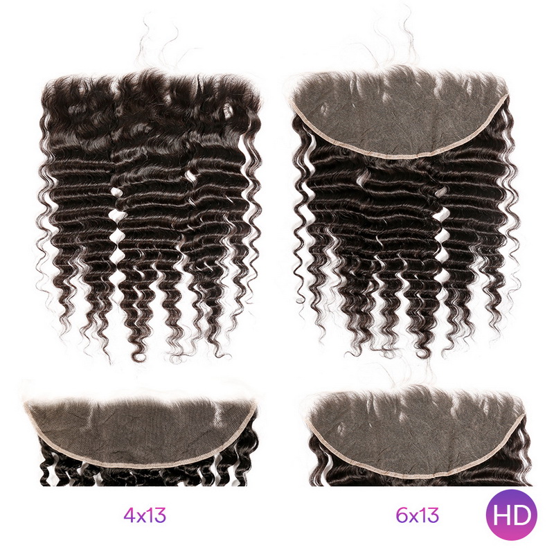 Stema Hair 13x4 13x6 HD Lace Frontal Deep Wave Virgin Hair